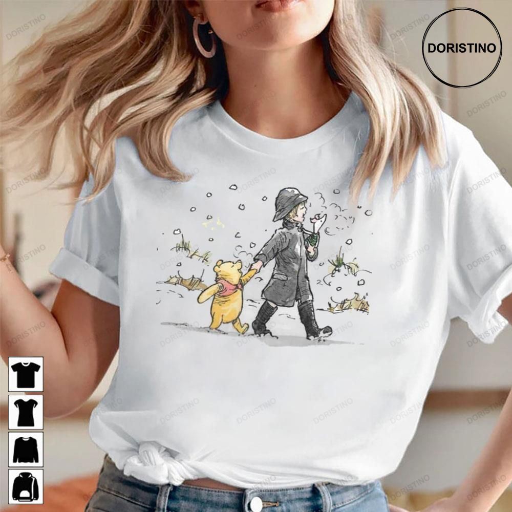 Wlaking Winnie The Pooh Awesome Shirts